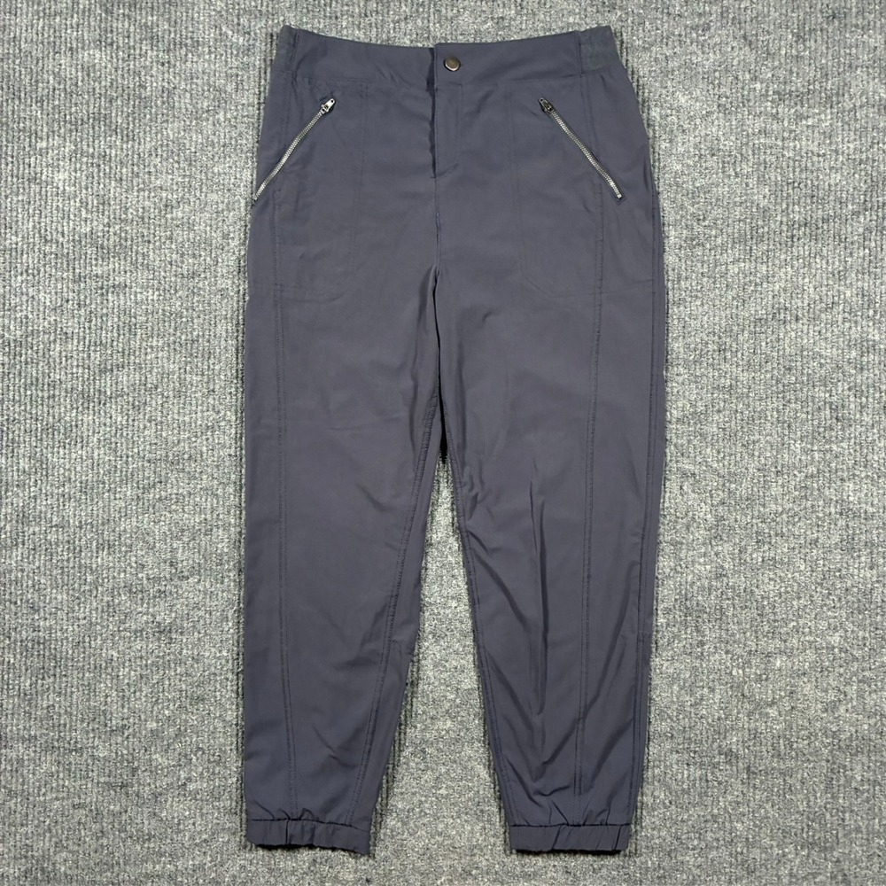 Tangerine Womens Jogger Pants Size XL Gray Athletic Zip Pocket Stretch Casual